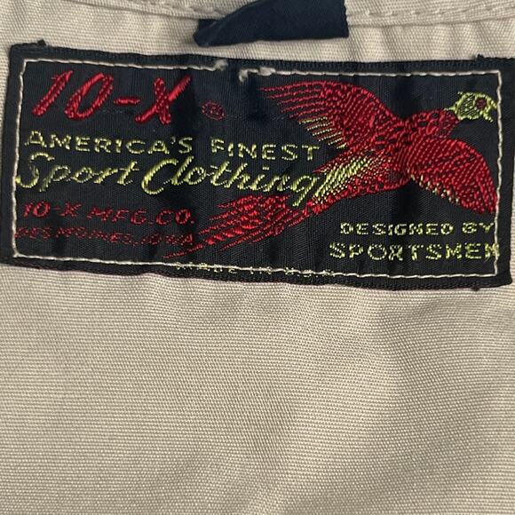 Vintage Americas Finest Sport Clothing 70s 10X Hunting Gilet Vest Size 38 Small - Picture 10 of 10